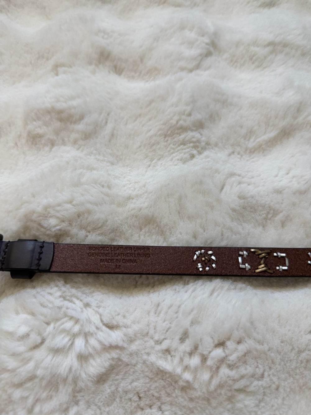 Gennie Leather Women’s Brown Waist Balt Southwestern Boho Cowgirl - 39” - Picture 11 of 16